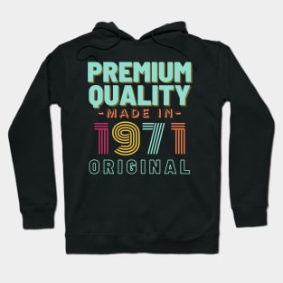 Premium Quality Made In 1971 Original Hoodie